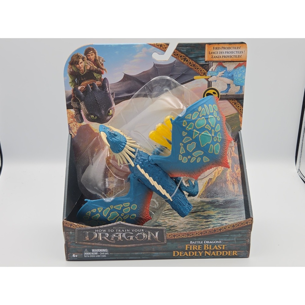 How to Train Your Dragon Fire Blast Deadly Nadder Battle Dragons Spin Master New